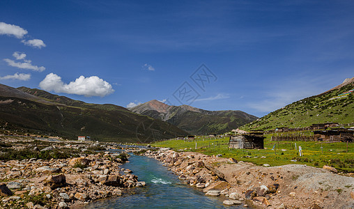 西藏高原山川河流图片