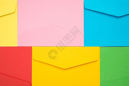 彩色的信封背景图片