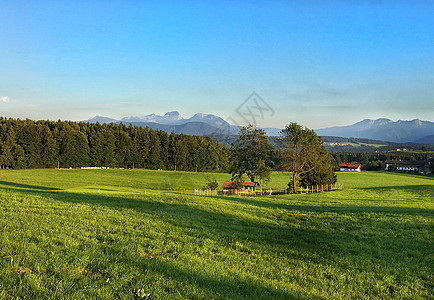 欧洲德国农庄生态田园风光图片