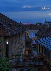 欧洲旅游城市夜景风光图片