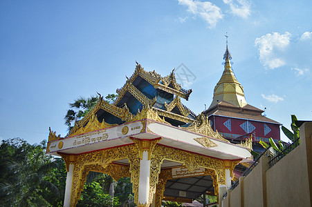 缅甸小乘佛教庙宇图片