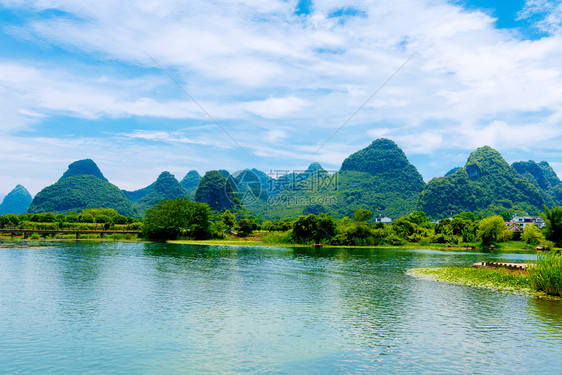 桃源沅江风景图片