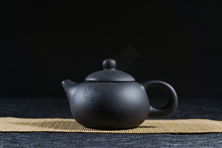 茶道茶壶茶具背景图片