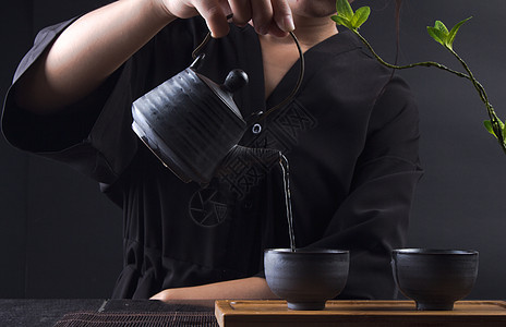 茶具与茶道背景图片