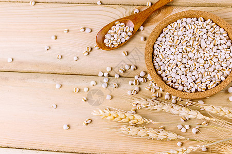 五谷杂粮薏米背景图片