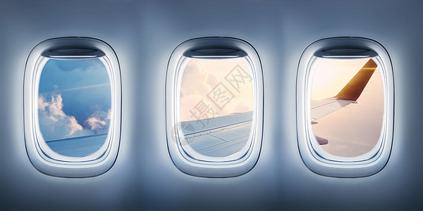 飞机窗外窗外飞机高清图片