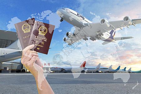 护照免签出国高清图片素材