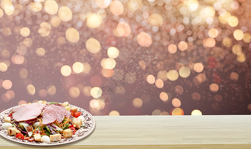 腊肠桌面美食背景设计图片
