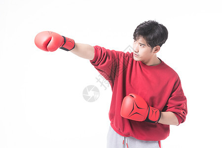 男生运动拳击体育图片