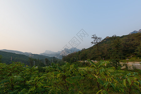 威海山区风光背景图片