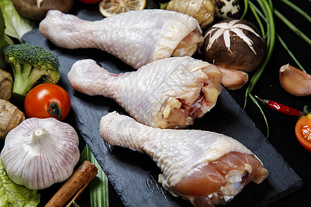 生鲜食材鸡腿禽类高清图片