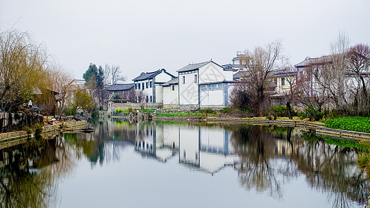 云南风光云南大理桃源村风光背景