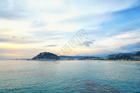 韩国海滨风光韩国仁川海滨风光背景