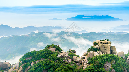 福建旅行福建霞浦太姥山风光背景