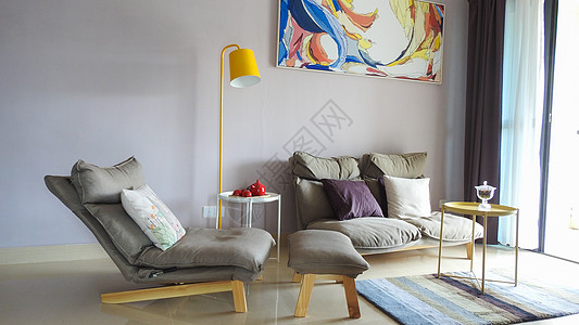 现代简约风格家居家具客厅背景图片