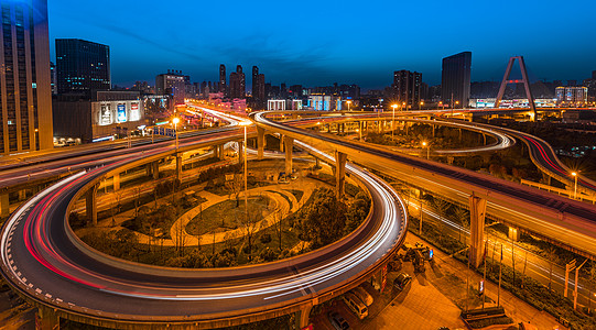 武汉竹叶山夜景图片