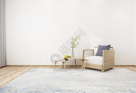客厅室内现代简洁风家居陈列室内设计效果图背景