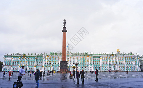 冬宫博物馆俄罗斯圣彼得冬宫广场背景