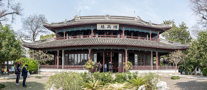 嘉兴南湖烟雨楼图片