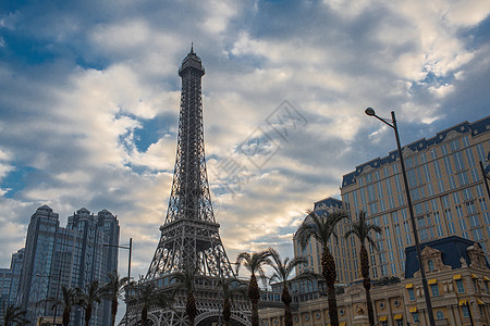 澳门巴黎人埃菲尔铁塔高清图片