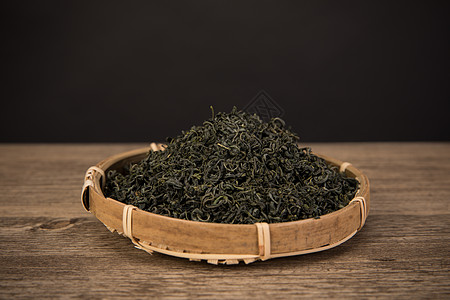 茶叶绿茶背景图片