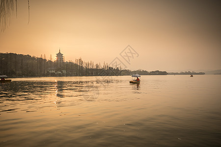 西湖风景图片