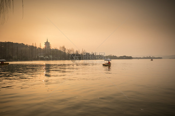 西湖风景图片