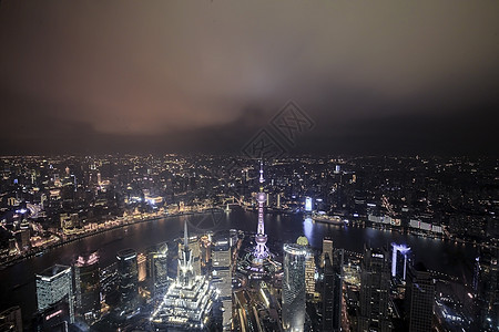 上海城市风光背景图片