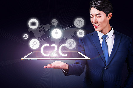 C2C网络网上营销高清图片素材