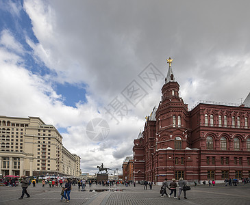 莫斯科广场建筑高清图片素材
