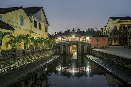 古镇风光海报越南会安古镇风光背景