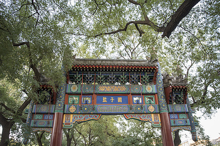 北京胡同风景背景图片