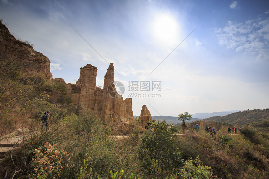 云南元谋土林风光图片