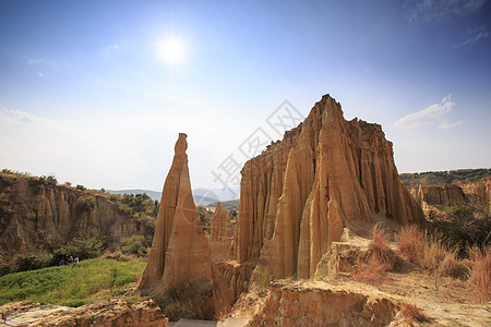 云南元谋土林风光背景