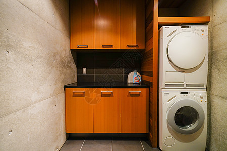 欧式装修风格洗衣房室内高清图片素材
