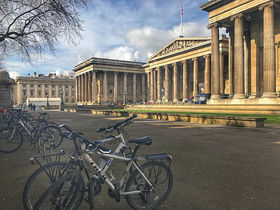 英国博物馆大英博物馆外观背景