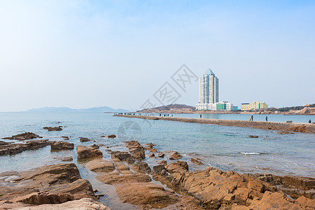 青岛城市素材青岛海滨风光背景