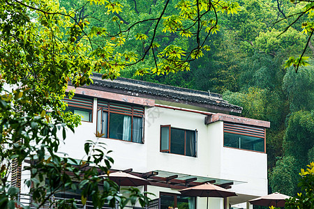 山间别墅山间民宿背景