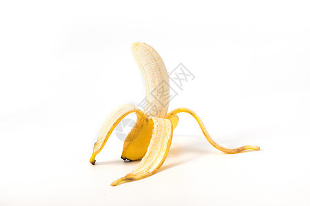 剥开的香蕉图片