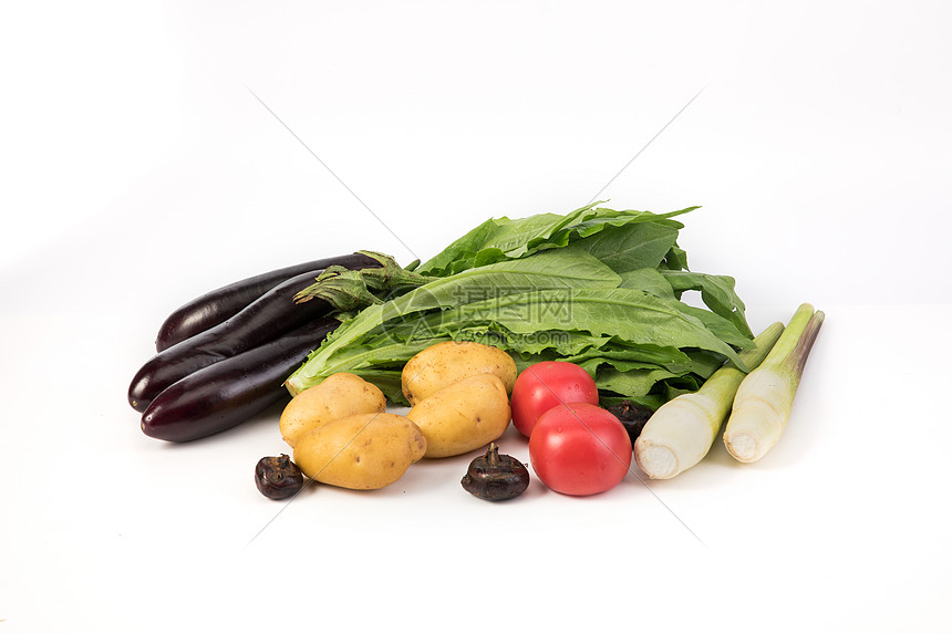摆放的蔬菜图片