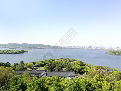 西湖雷峰塔图片