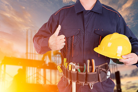 安全帽工人安全生产建筑设计图片