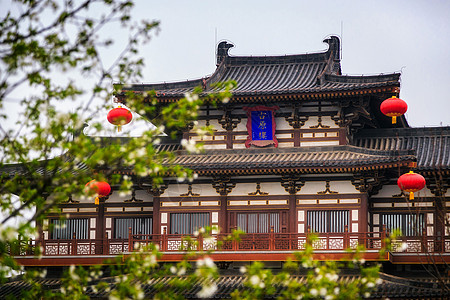 唐建筑青龙寺背景