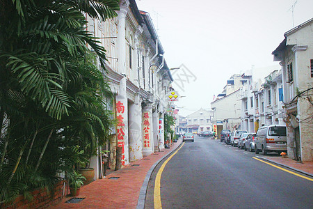 马来西亚旅游马来西亚马六甲街道背景