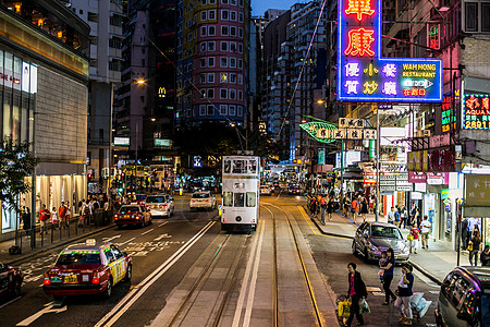 香港交通香港电车高清图片