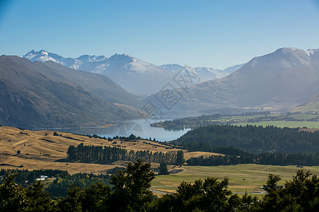 山秋新西兰风光背景