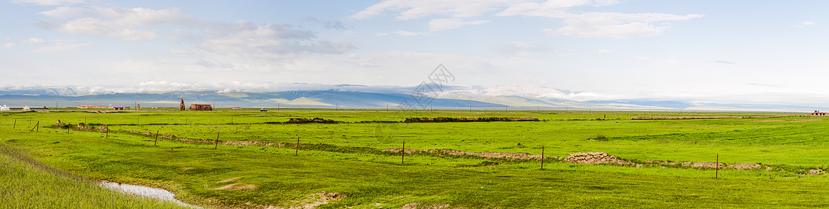 新疆风光新疆天山牧场全景图背景