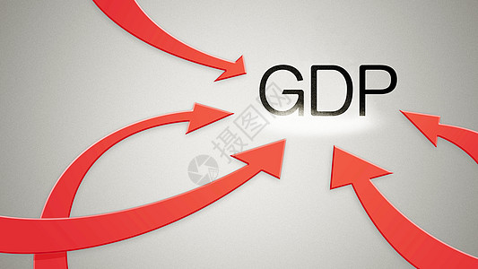 GDP增速放缓高清图片
