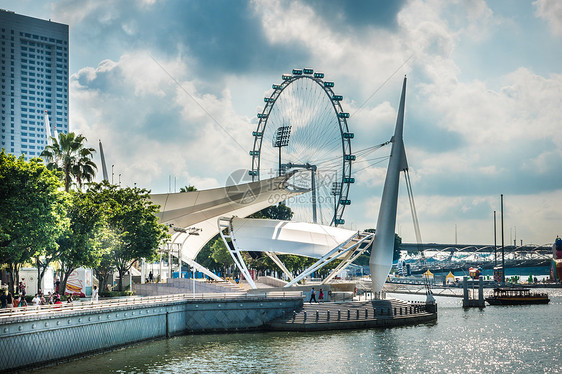 新加坡摩天观景轮图片