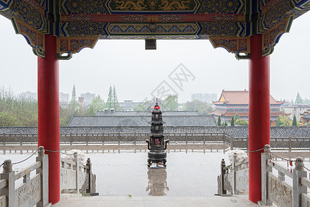 安徽凤阳龙兴寺背景图片